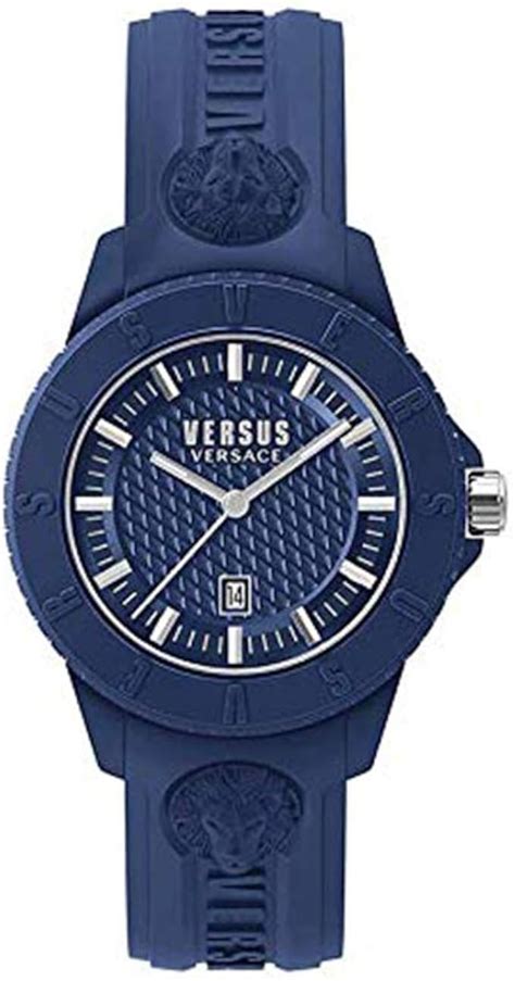 versus by versace unisex tokyo blue silicone strap watch|VERSUS Versace Tokyo Silicone Strap Watch, 42mm.